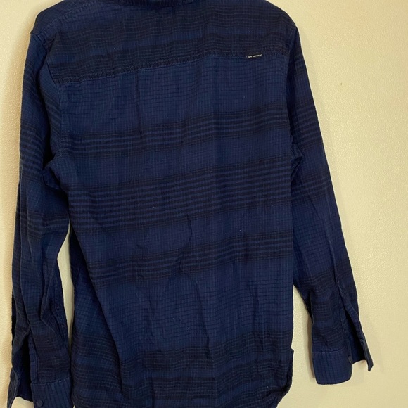 Vans men’s shirt long sleeves navy blue size S - Picture 4 of 7